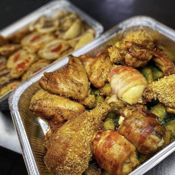 Доска с мяса птицы