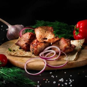Шашлык из свиной шеи