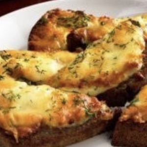 Гренки с сыром